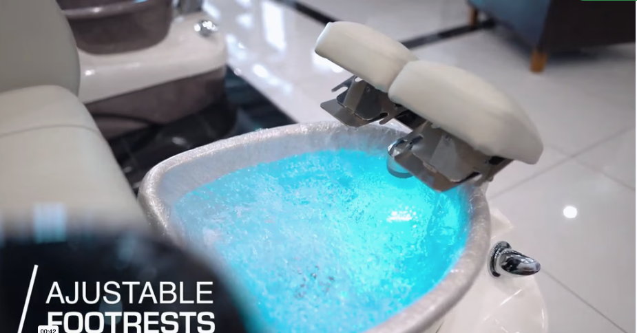 Load video: Adjustable Footrests