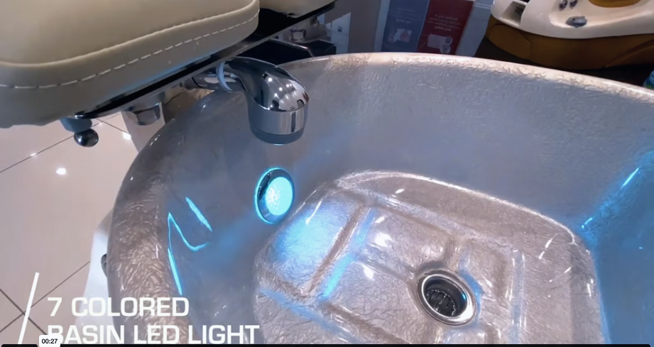 Load video: 7-Colored LED Basin Light